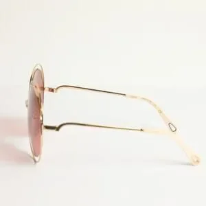 Chloe | Accessories | Chloe Oversize Gold And Pink Carlina  display picture 1